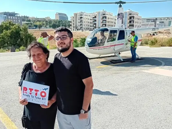 RTTO travellers – Helicopter tour over Jordan