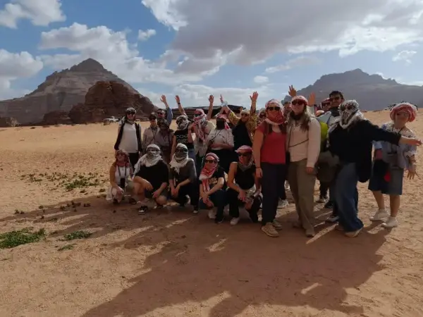 RTTO travellers – Group adventure in Wadi Rum